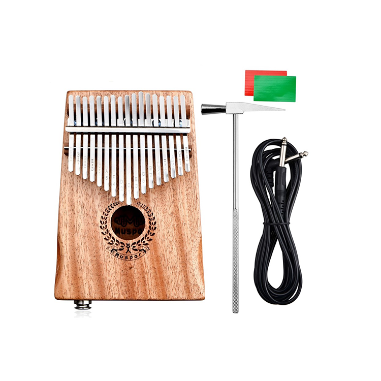 African portable 17-key pure camphor wood thumb piano