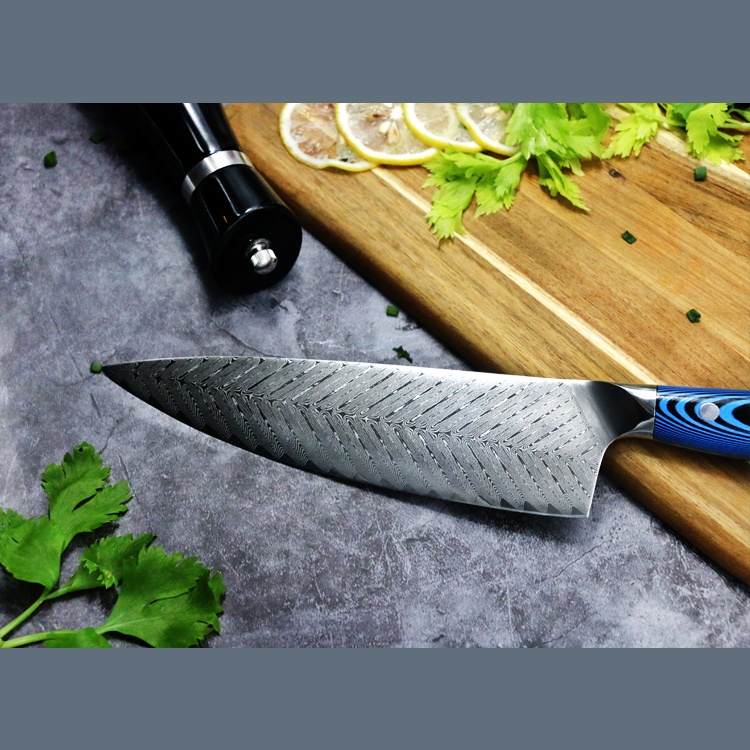 New arrival ladder pattern Southeast Asian table knife