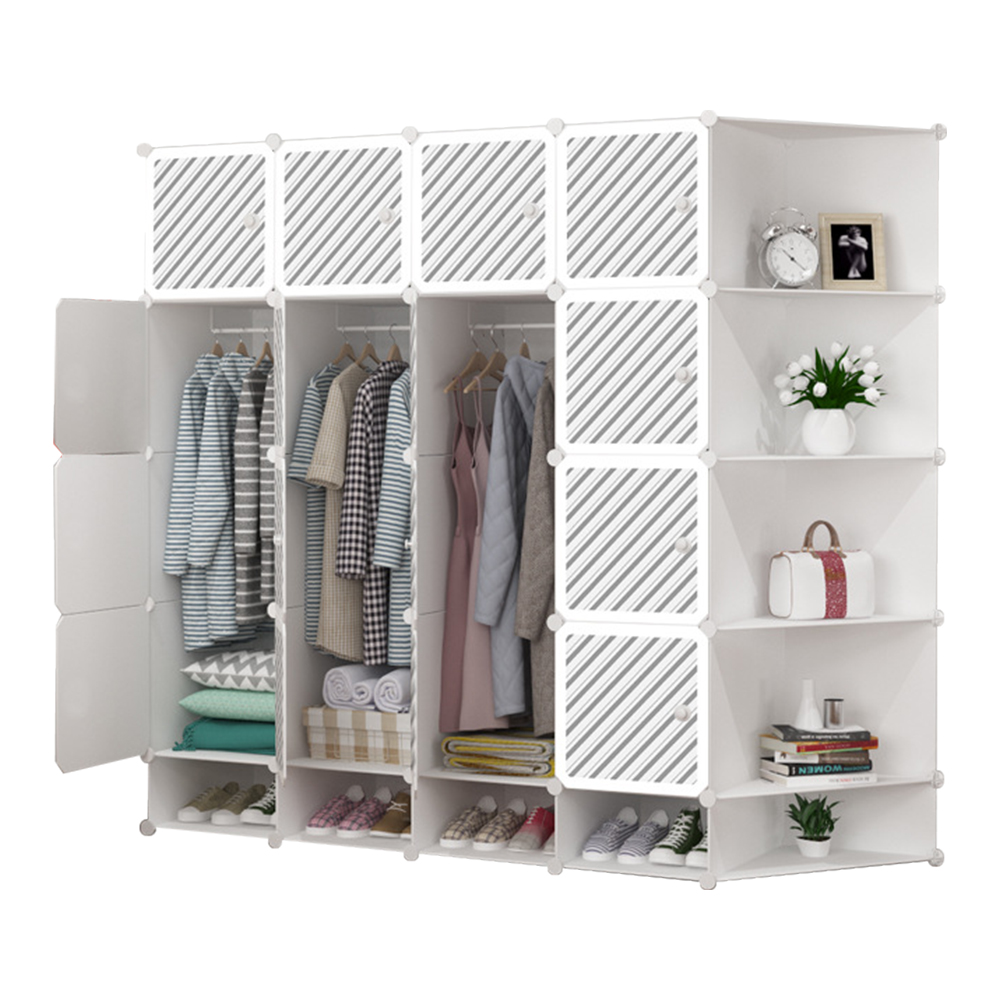 Selling DIY modern foldable plastic wardrobe