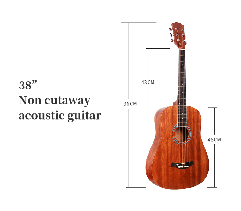 Manufacturer of Mahogany 38-inch travelling African guitar