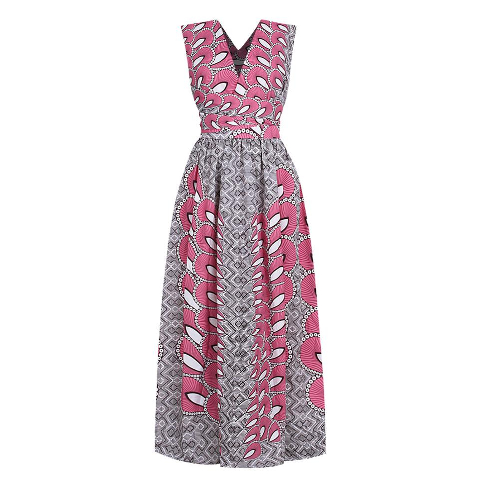 Wholesale new style ready to transport African sexy Kenyan ladies dress