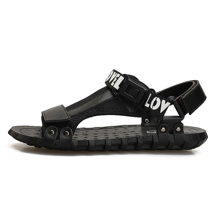 Customized summer casual leather Middle Eastern men's sandals