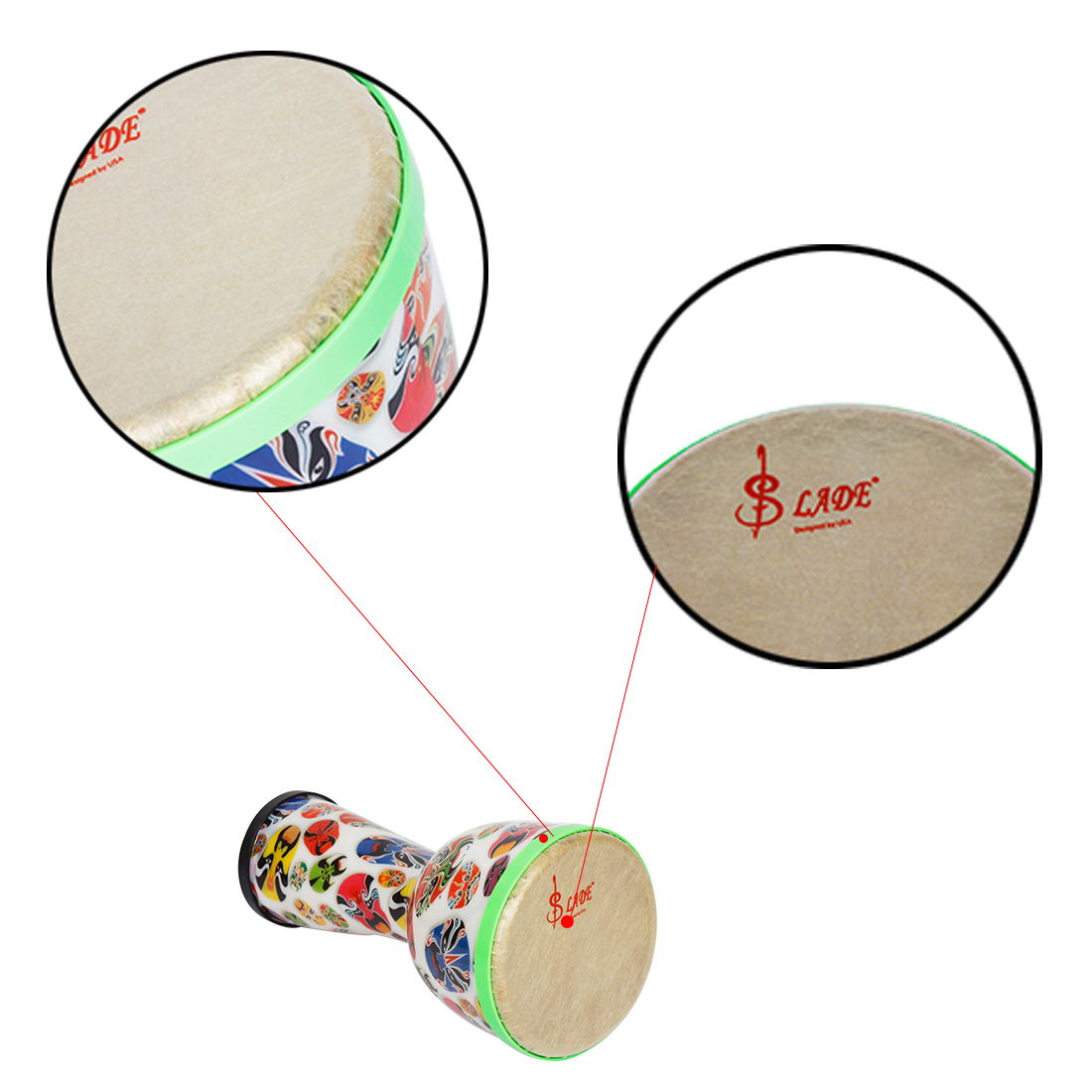 Manufacture adult portable 8 inch African drum