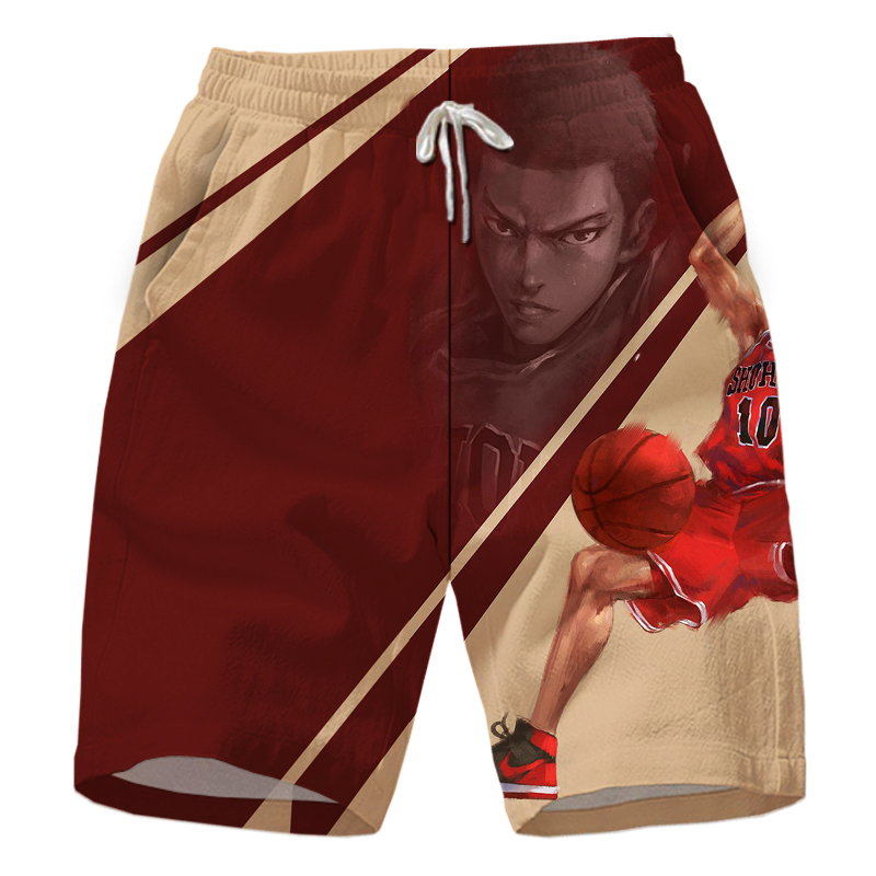 3D Print African Style Flower Beach Sublimation Casual summer Man Shorts