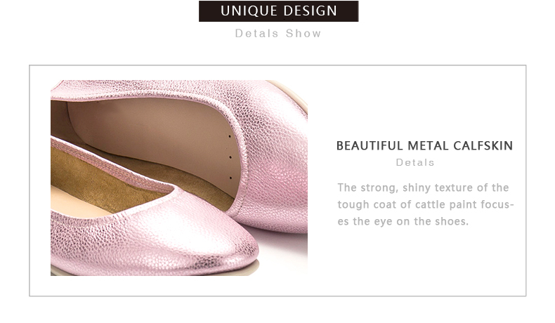 Comfortable fold flat with Middle East Lady's leather shoes