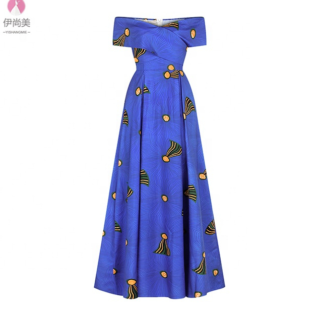 Summer hot explosions with split sexy long African ladies dress