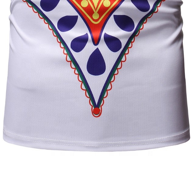 Most popular new design 3D African printed short-sleeved men's t shirt