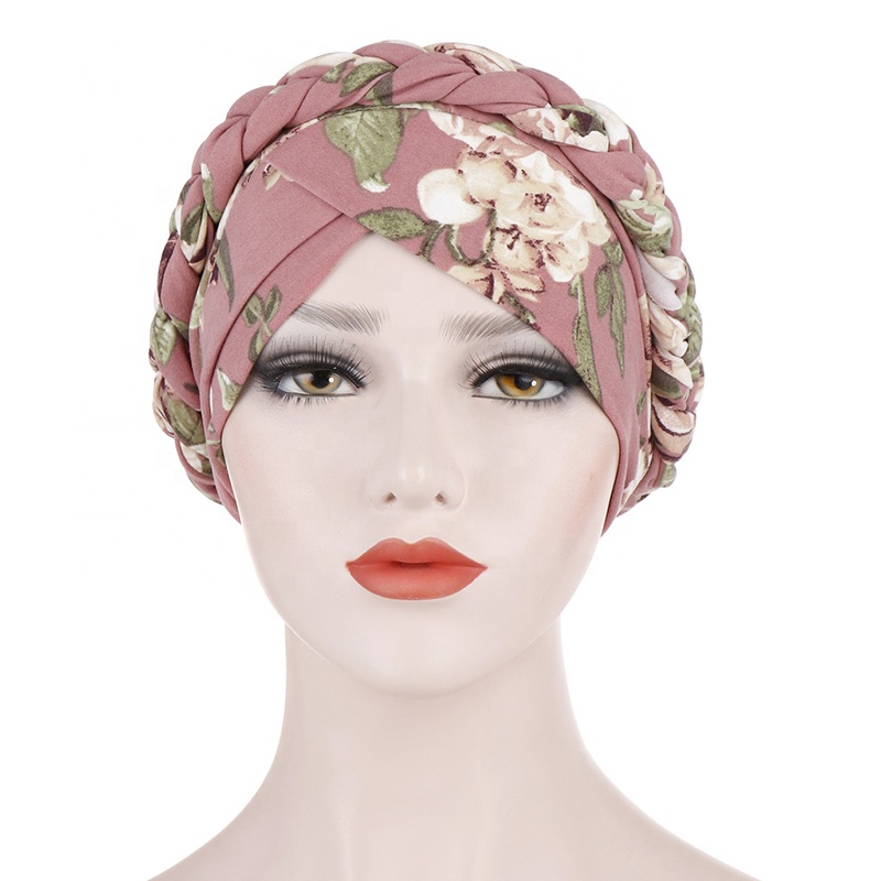 Muslims knit Arab women's printed hat