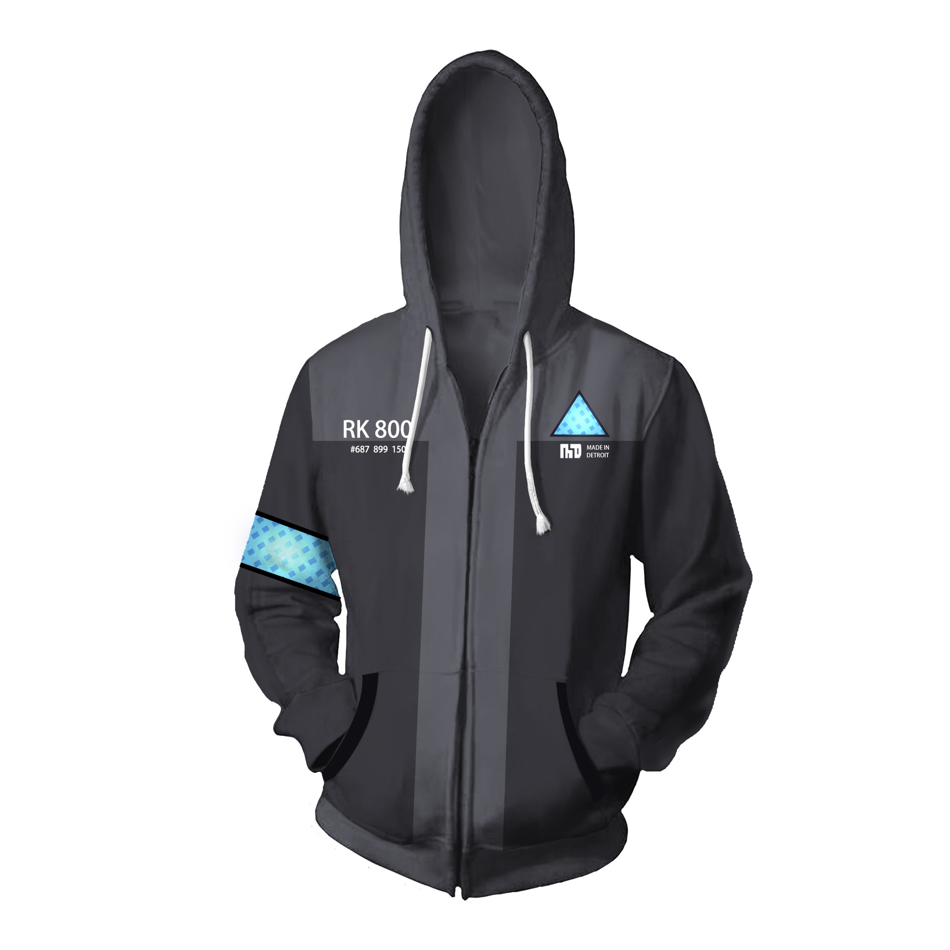 Custom 3D printing African men's hooded