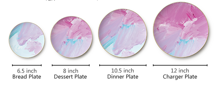New product wedding porcelain design southeast Asia plate