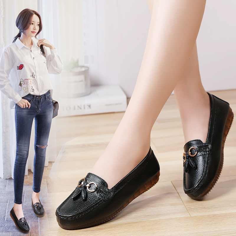 Wholesale summer leisure Middle East Lady's leather shoes