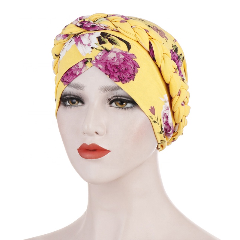 Muslims knit Arab women's printed hat