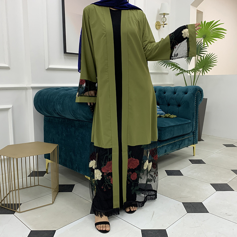 Arabian dubai stitching embroidery robes
