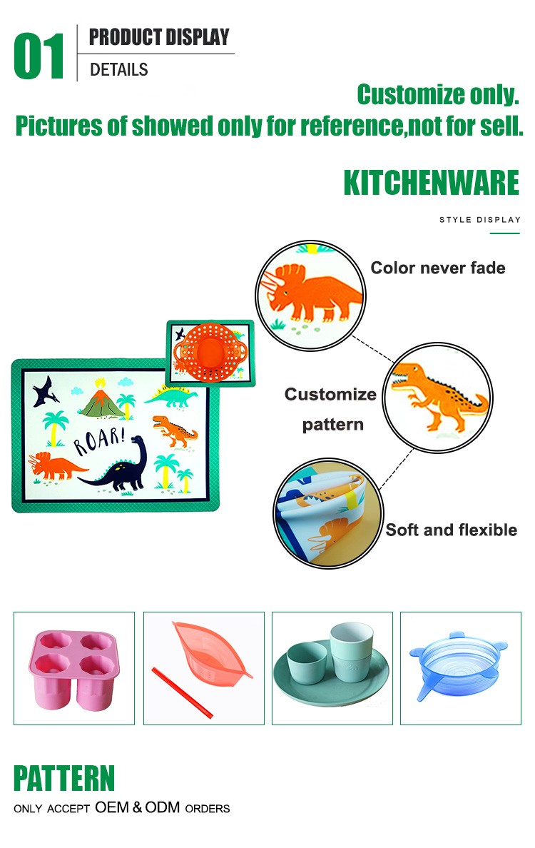 Custom printed Southeast Asia children's Place mat
