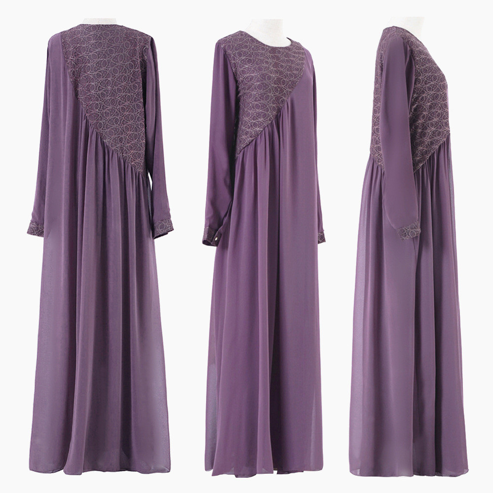 Southeast Asia's national style draping lace patchwork women's robes