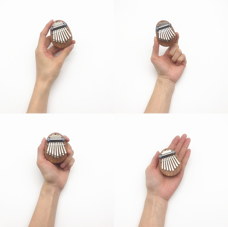 Mini African instrument 8 keys Sapir Kalimba thumb piano