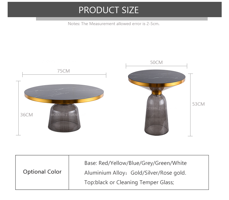 Designer stained glass clock Thailand coffee table