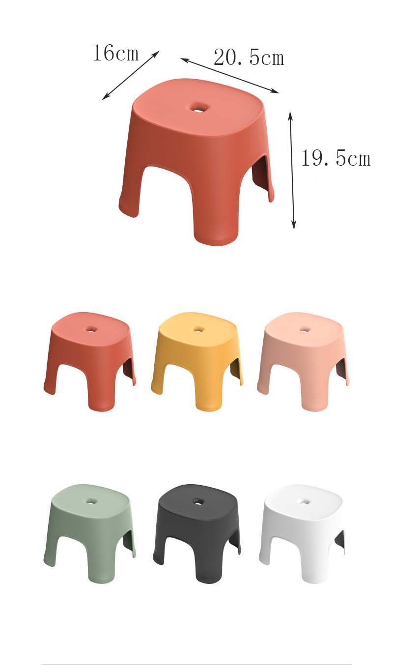 Original household can be stacked plastic square stool