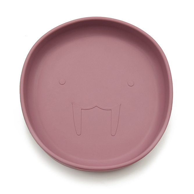Wholesale baby feeding round silicone southeast Asia plate