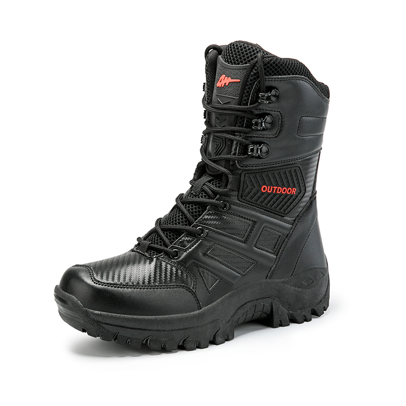 Wholesale waterproof leather for military Middle Eastern men's boots