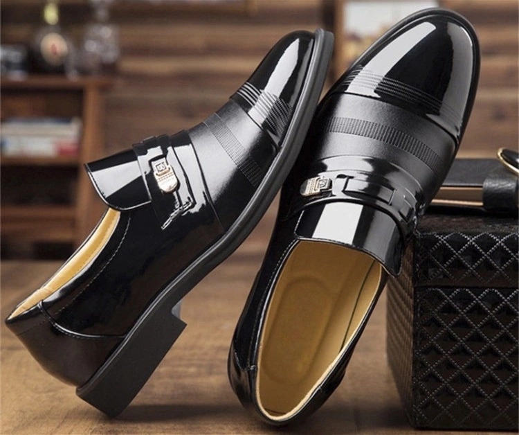 Business suit antiskid men's leather shoes in the Middle Eastern
