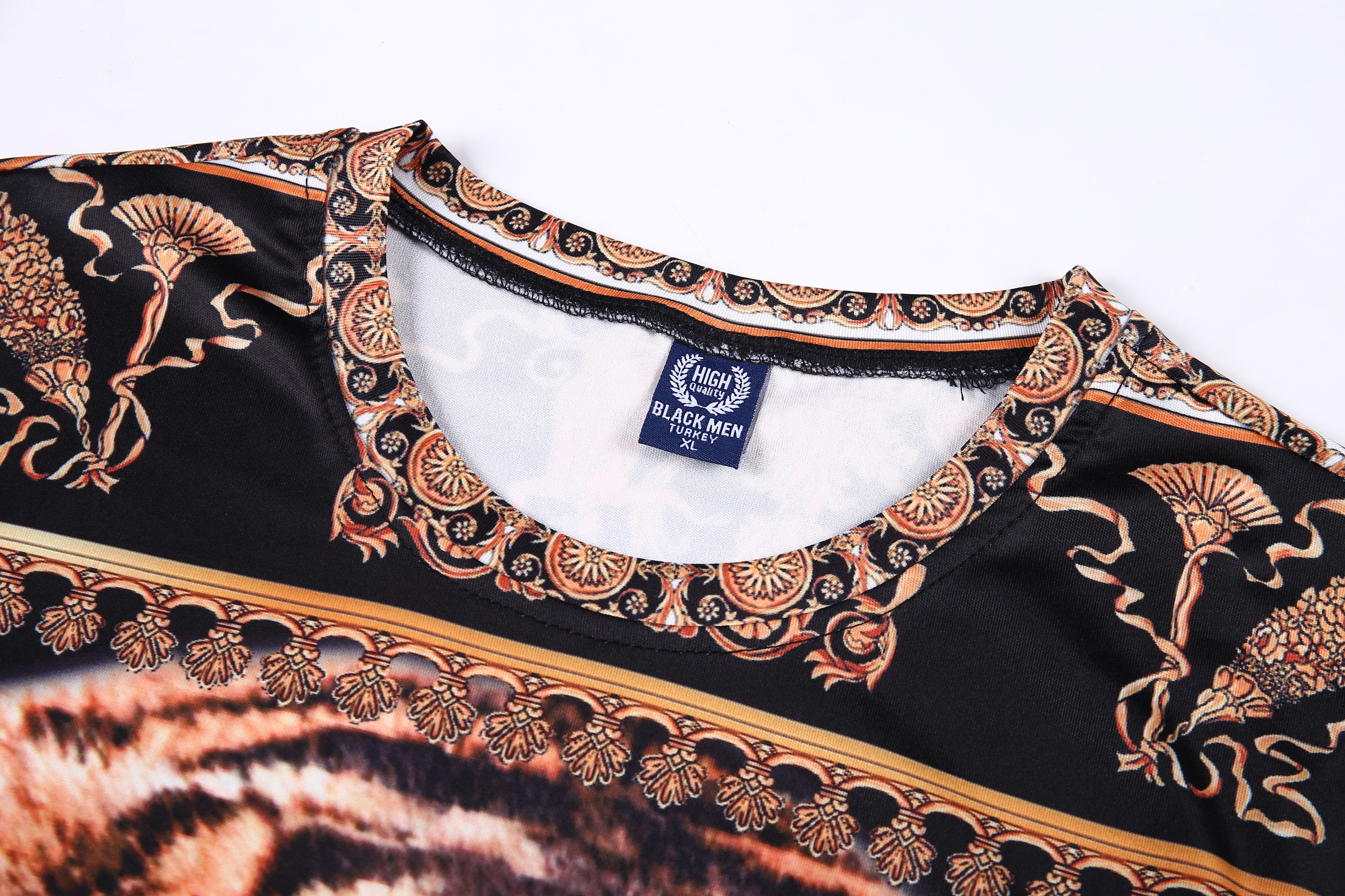 African Fence style printed 3D Men's T-shirt