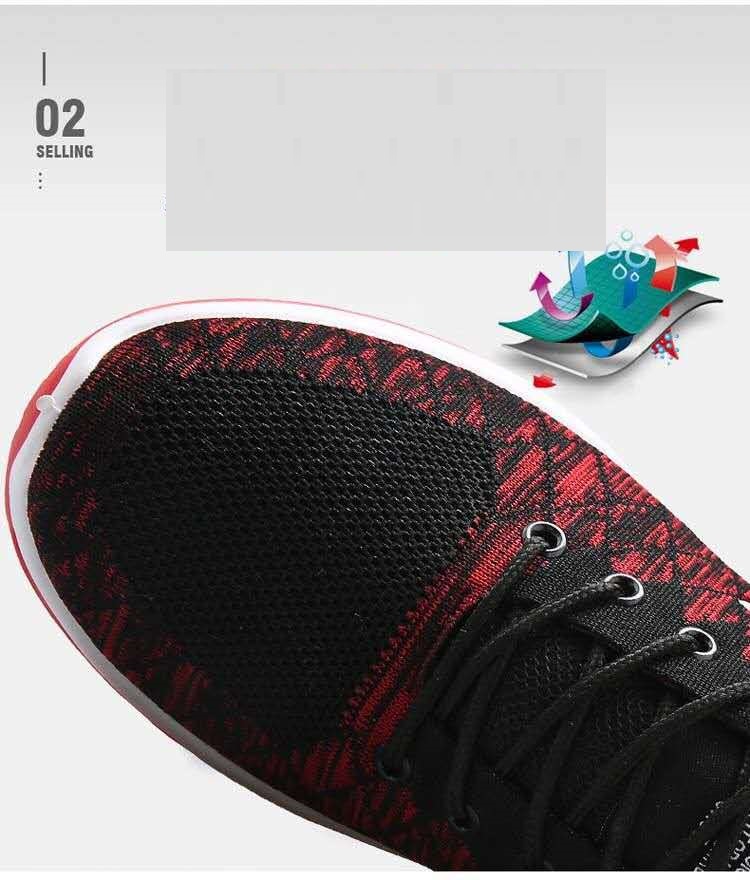 Stylish lightweight breathable woven mesh Middle Eastern men's Sports shoes