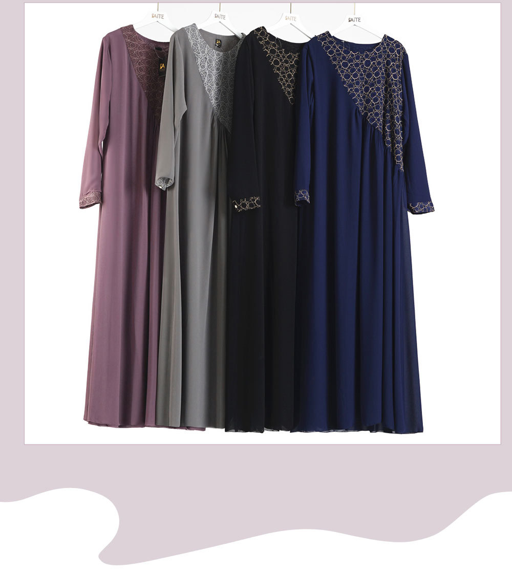Southeast Asia's national style draping lace patchwork women's robes