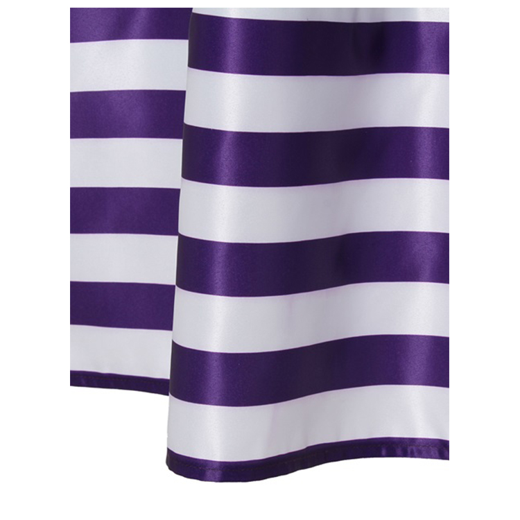 Wholesale pocket striped satin Mark West African ladies skirt