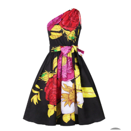 Wholesale Ready To Ship Sublimation Women New African kenre slim Print Kitenge Designs lastest clothing fashion Dress