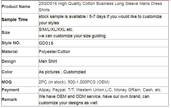 High quality cotton commercial African men's shirt