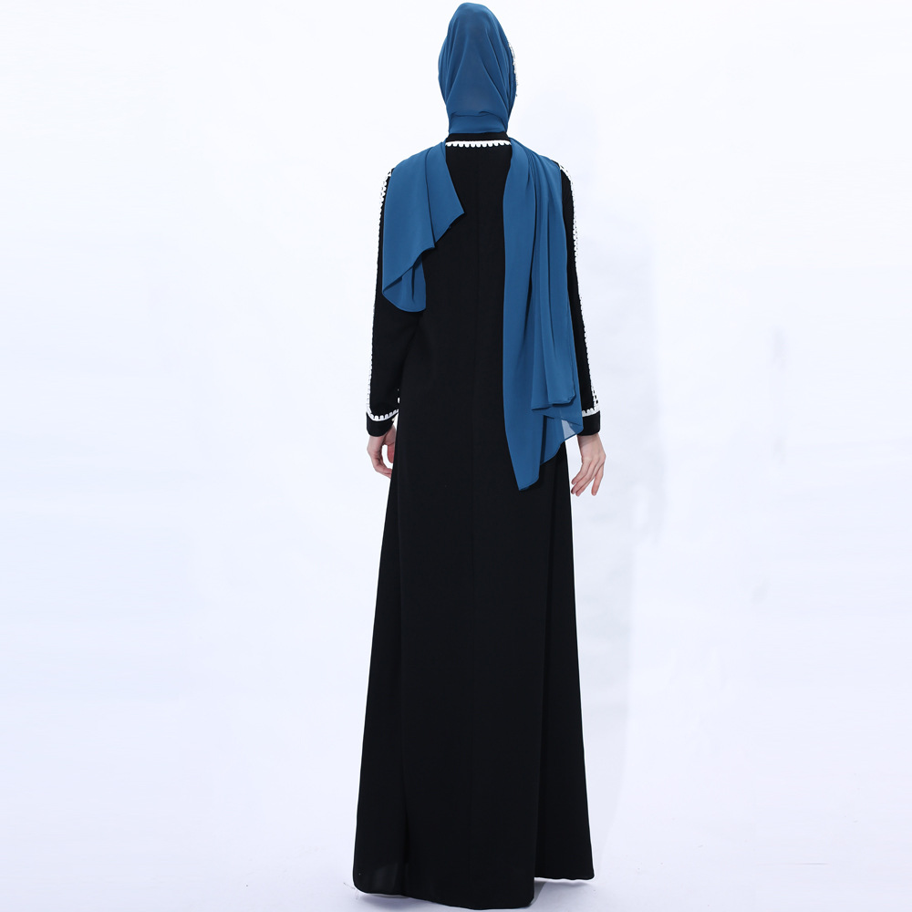Saudi Arabia loose plus-size ankle-length dress