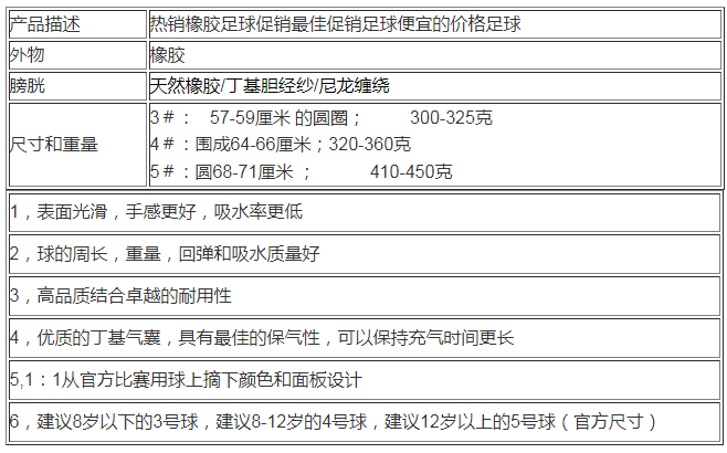 热销橡胶足球促销最佳促销