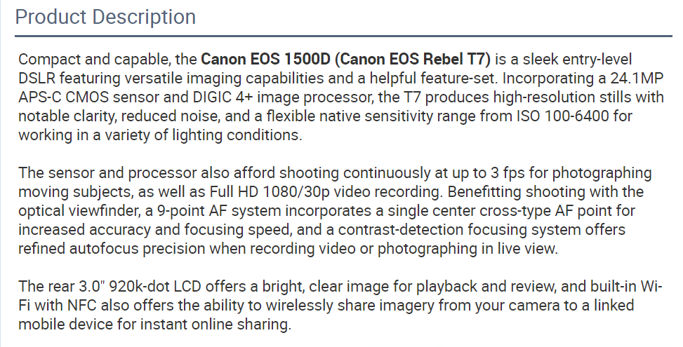 Canon EOS 15