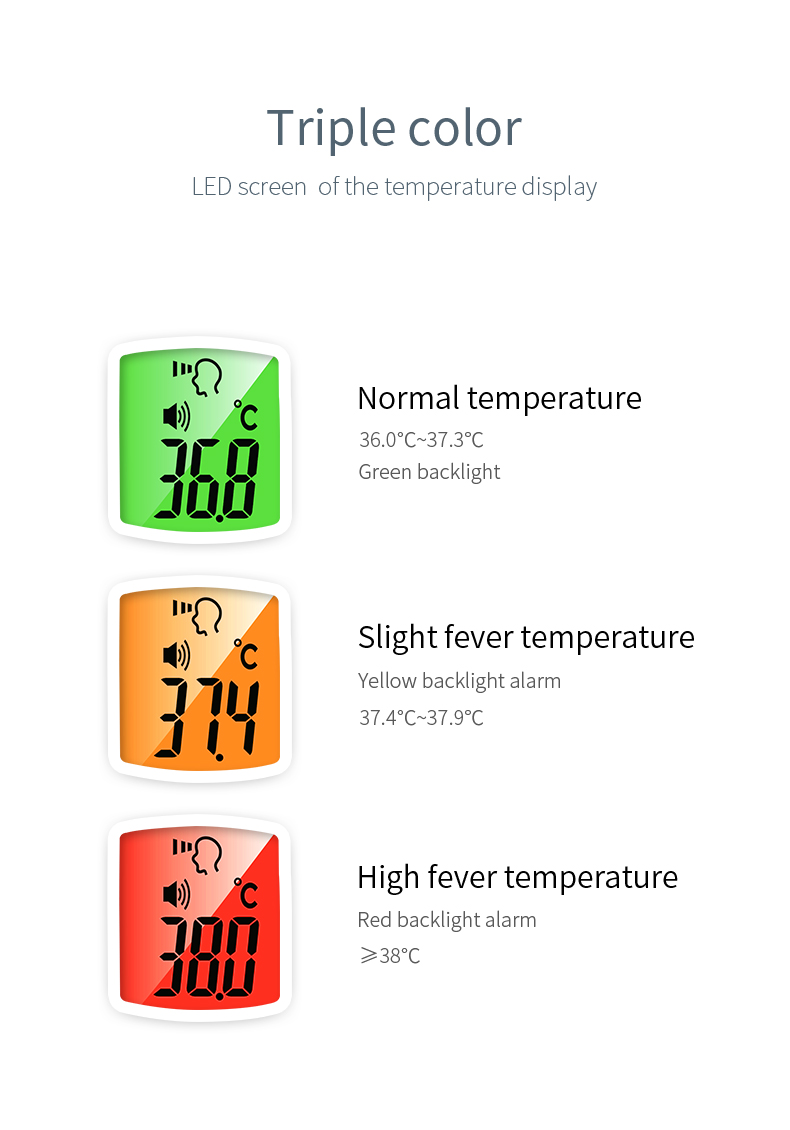 Popular digital contactless infrared forehead thermometer gun