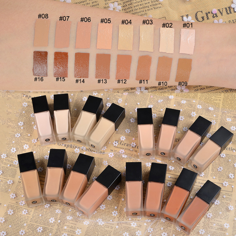 Naked matte African makeup liquid color-changing foundation