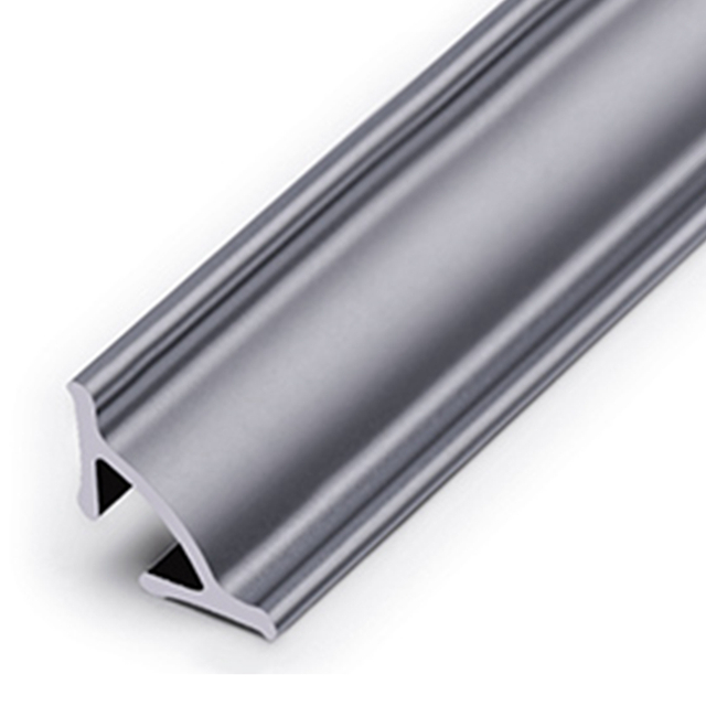 Extruded aluminum anodic oxidation skirting board