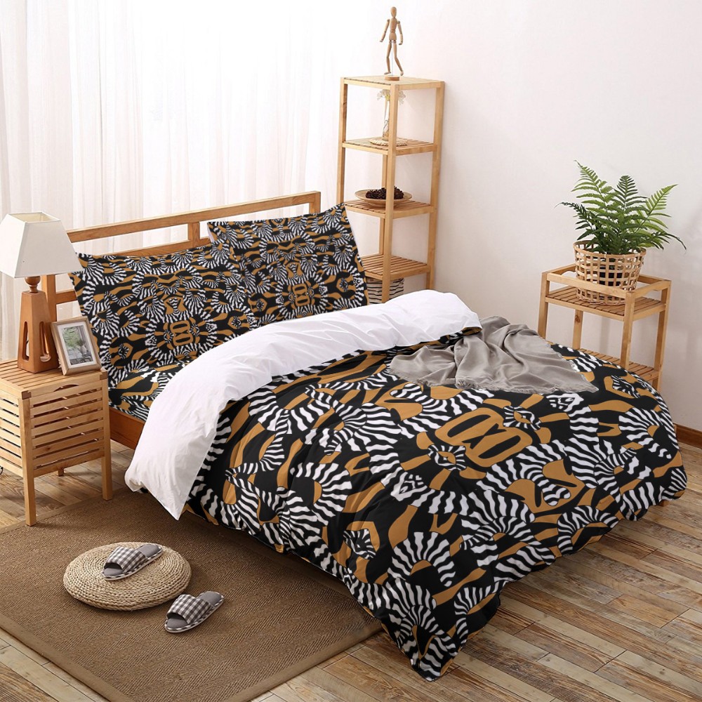African Style Customized Hotel Bedding Set