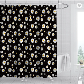 African style animal elephant flamingo rose shower curtain