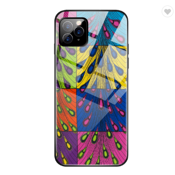 Cheapest price African print glass phone case