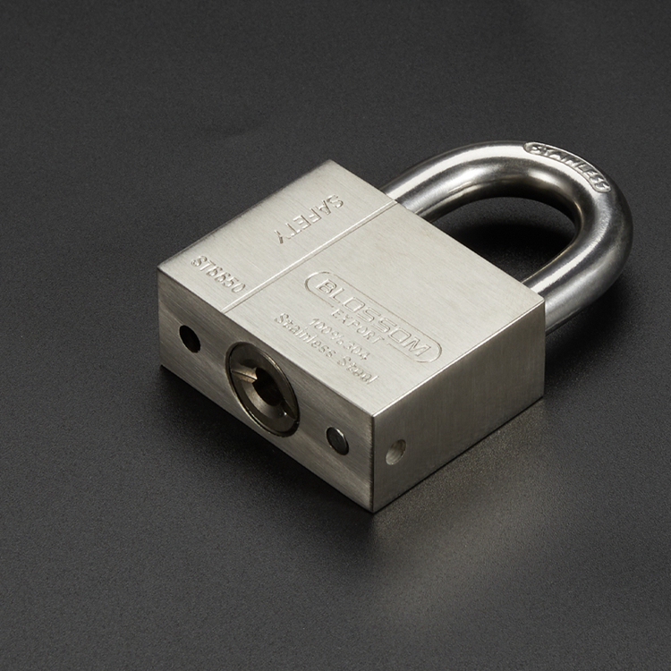 40MM plum logo safe and reliable stainless steel padlock