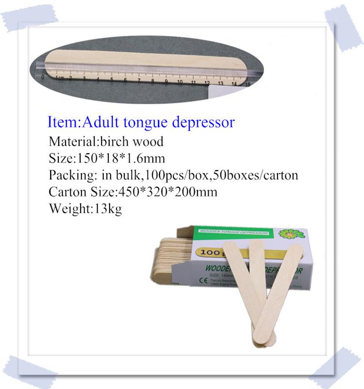 Chinese suppliers medical wooden spatula