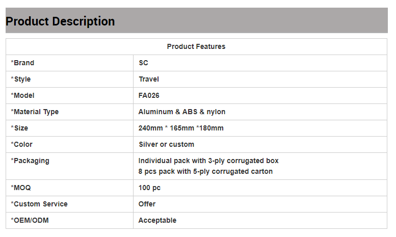 Doctor's Briefcase Aluminum Case Home First Aid Kit