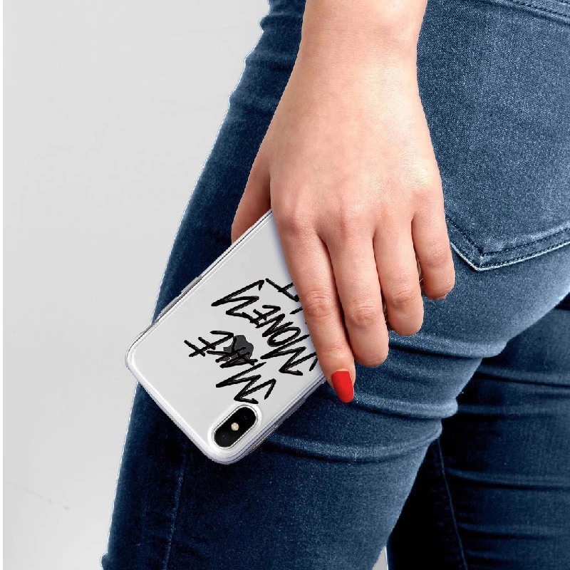 African black head girl shockproof mobile phone case