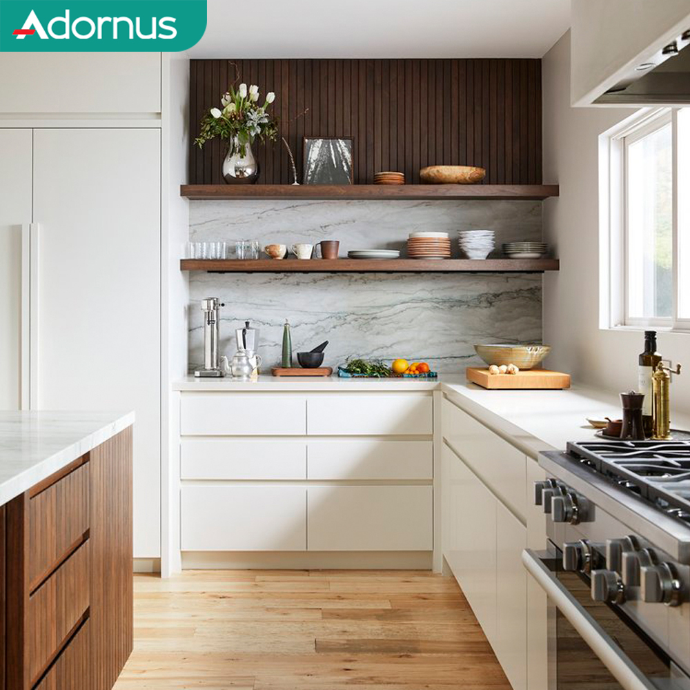 Adornus Dubai Home Laminate Kitchen Furniture Guangzhou 