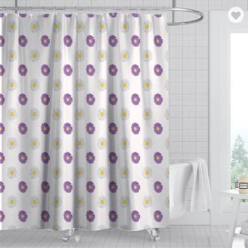 African style animal elephant flamingo rose shower curtain