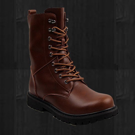 High quality daily leather Martin black Middle Eastern men's boots