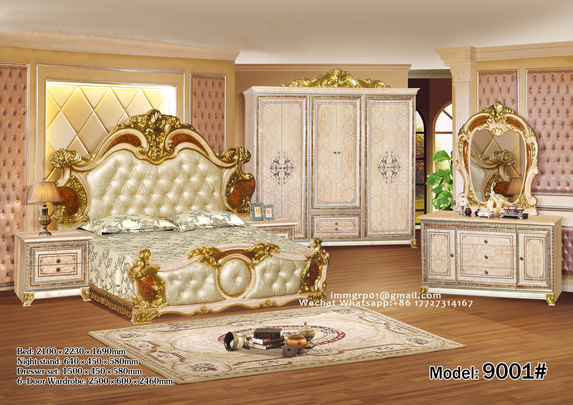 Factory Wholesale MDF Iran Bedroom Furniture 