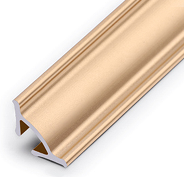 Extruded aluminum anodic oxidation skirting board