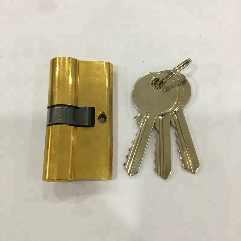 European brass core door lock